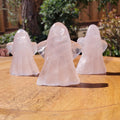 Rose Quartz Ghost - Universal & Unconditional Love, Compassion, Kindness - Crystal Halloween Stones Home Decor Healing Gemstone