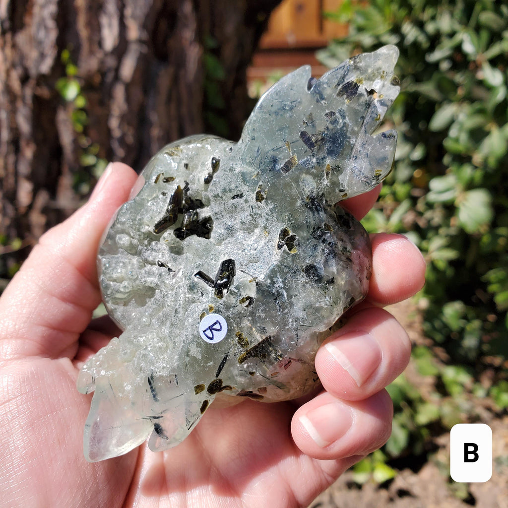Chunky Prehnite Rose - The Healer's Stone, Restoring & Protecting Energy, Visualizations - Green Rose Carving Crystal Flower Healing Stone