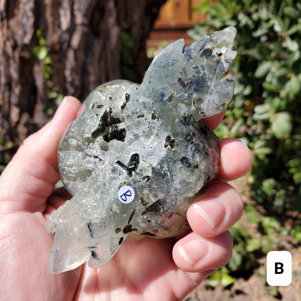 Chunky Prehnite Rose - The Healer's Stone, Restoring & Protecting Energy, Visualizations - Green Rose Carving Crystal Flower Healing Stone