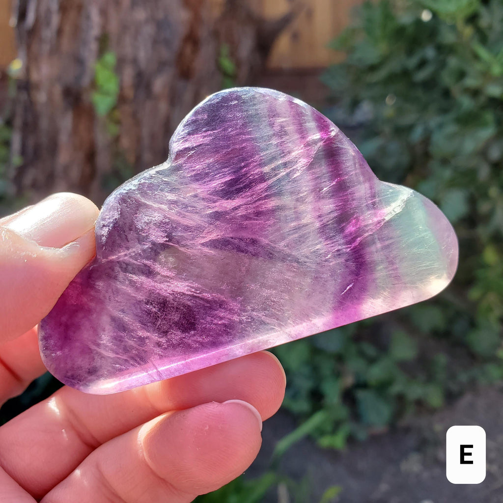 Rainbow Fluorite Standing Cloud (Listing 1 of 2) - Mental Clarity, Energetic Protection, Positivity - Carved Crystal Cloud Healing Gemstone