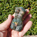 Flashy Labradorite Lady Body 2.75" - Awareness, Connection, Intuition - Crystal Female Model Lab Carving Healing Gemstone Statement Feminine