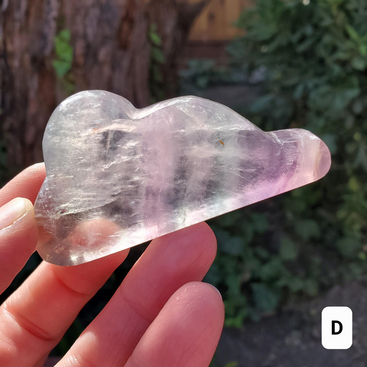 Rainbow Fluorite Standing Cloud (Listing 1 of 2) - Mental Clarity, Energetic Protection, Positivity - Carved Crystal Cloud Healing Gemstone