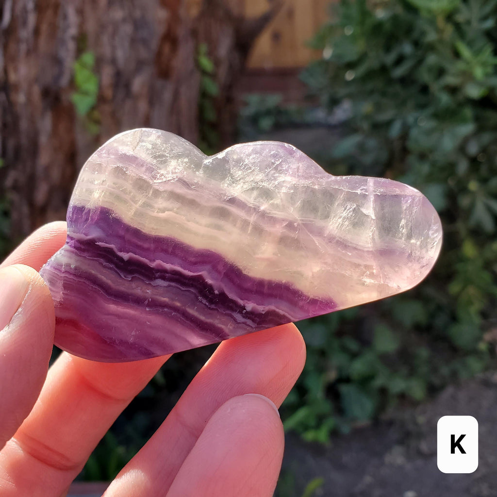 Rainbow Fluorite Standing Cloud (Listing 1 of 2) - Mental Clarity, Energetic Protection, Positivity - Carved Crystal Cloud Healing Gemstone