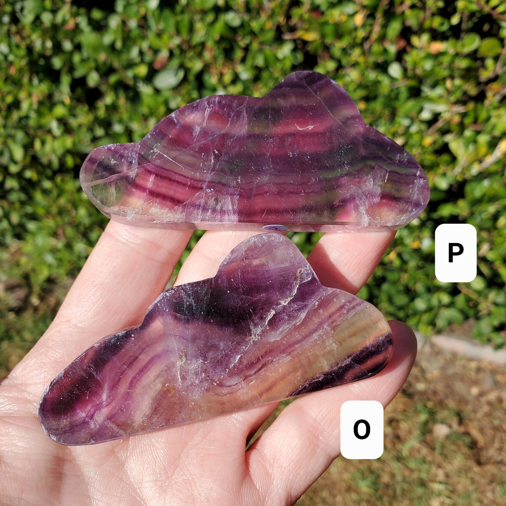 Rainbow Fluorite Standing Cloud (Listing 2 of 2) - Mental Clarity, Energetic Protection, Positivity - Carved Crystal Cloud Healing Gemstone