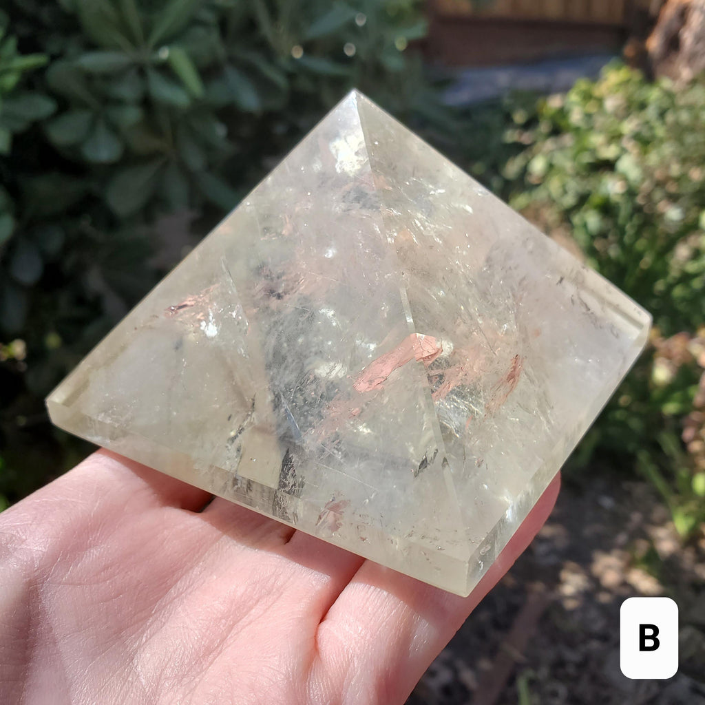 Big Chunky Citrine Pyramid - Abundance, Energizing, Creativity, New Beginnings - Golden Citrine Carved Statement Piece