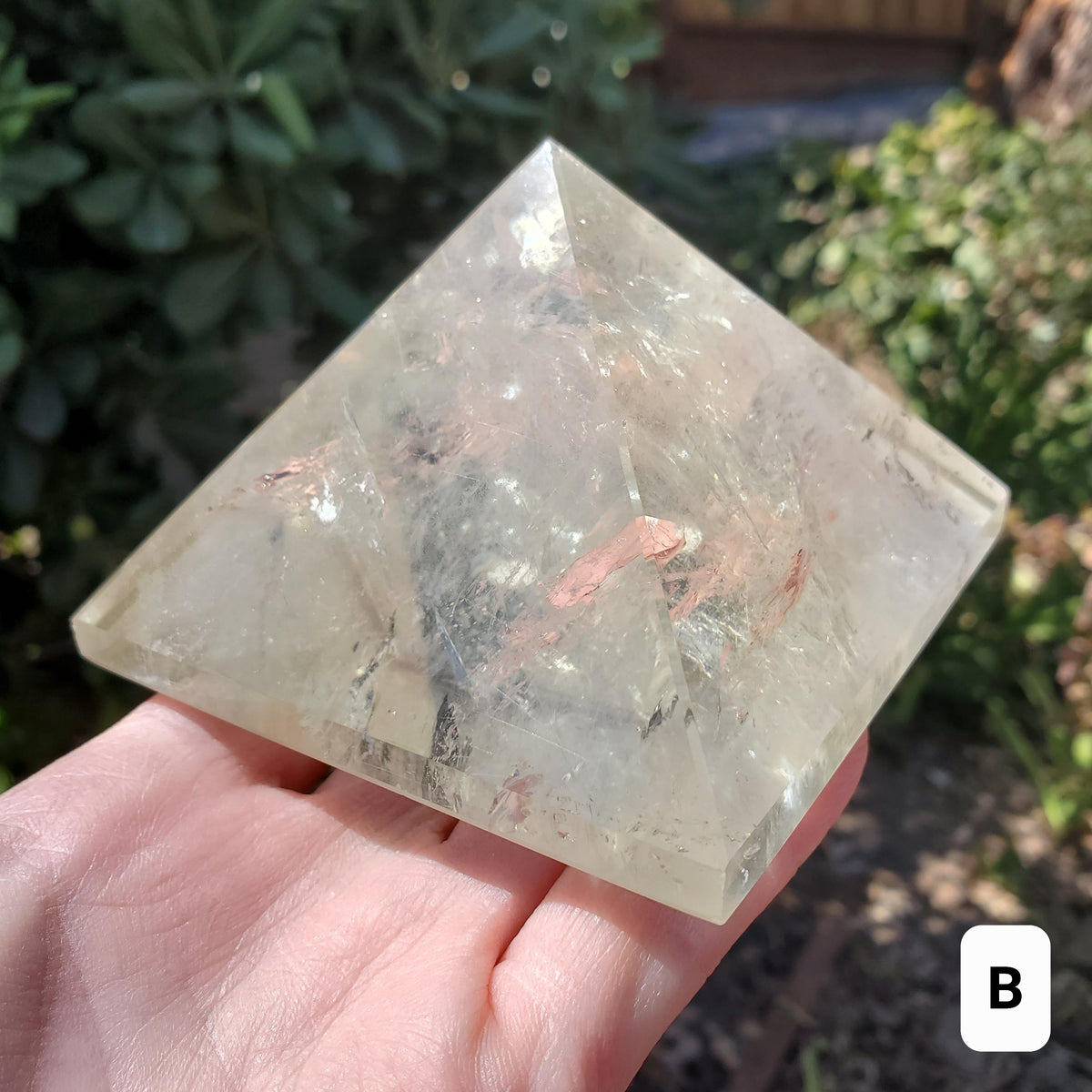 Big Chunky Citrine Pyramid - Abundance, Energizing, Creativity, New Beginnings - Golden Citrine Carved Statement Piece