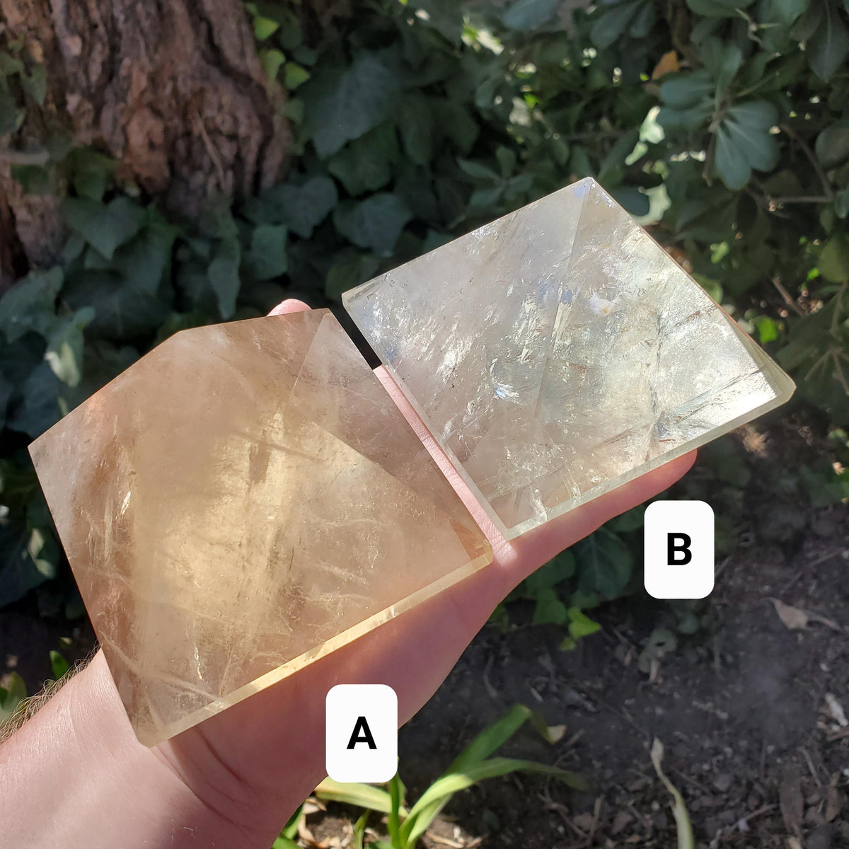 Big Chunky Citrine Pyramid - Abundance, Energizing, Creativity, New Beginnings - Golden Citrine Carved Statement Piece