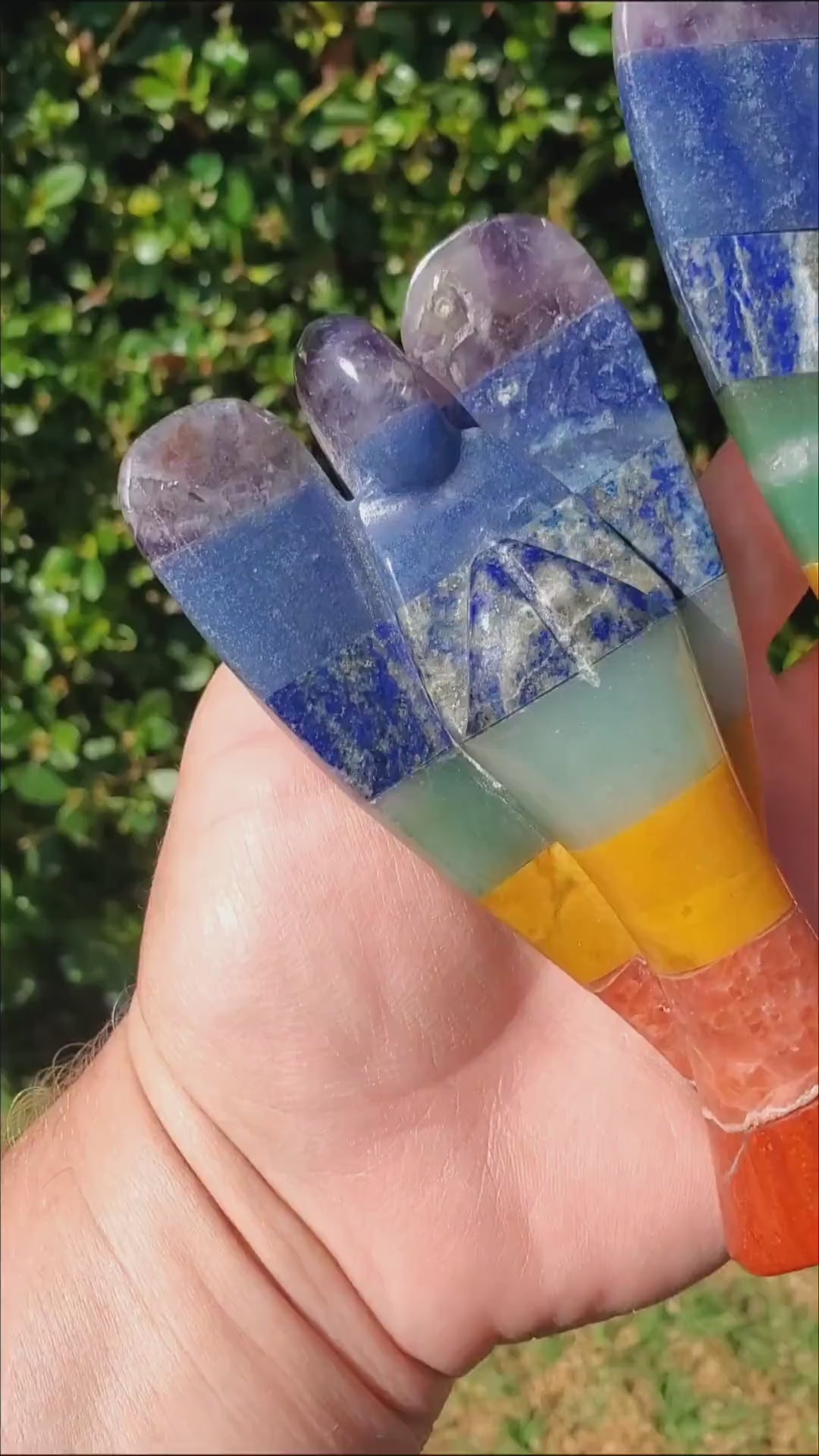 Chunky Chakra Angel - Grounding, Manifestation, Self Reflection, Prosperity, Wisdom, Strength, Awareness - Angel Statement